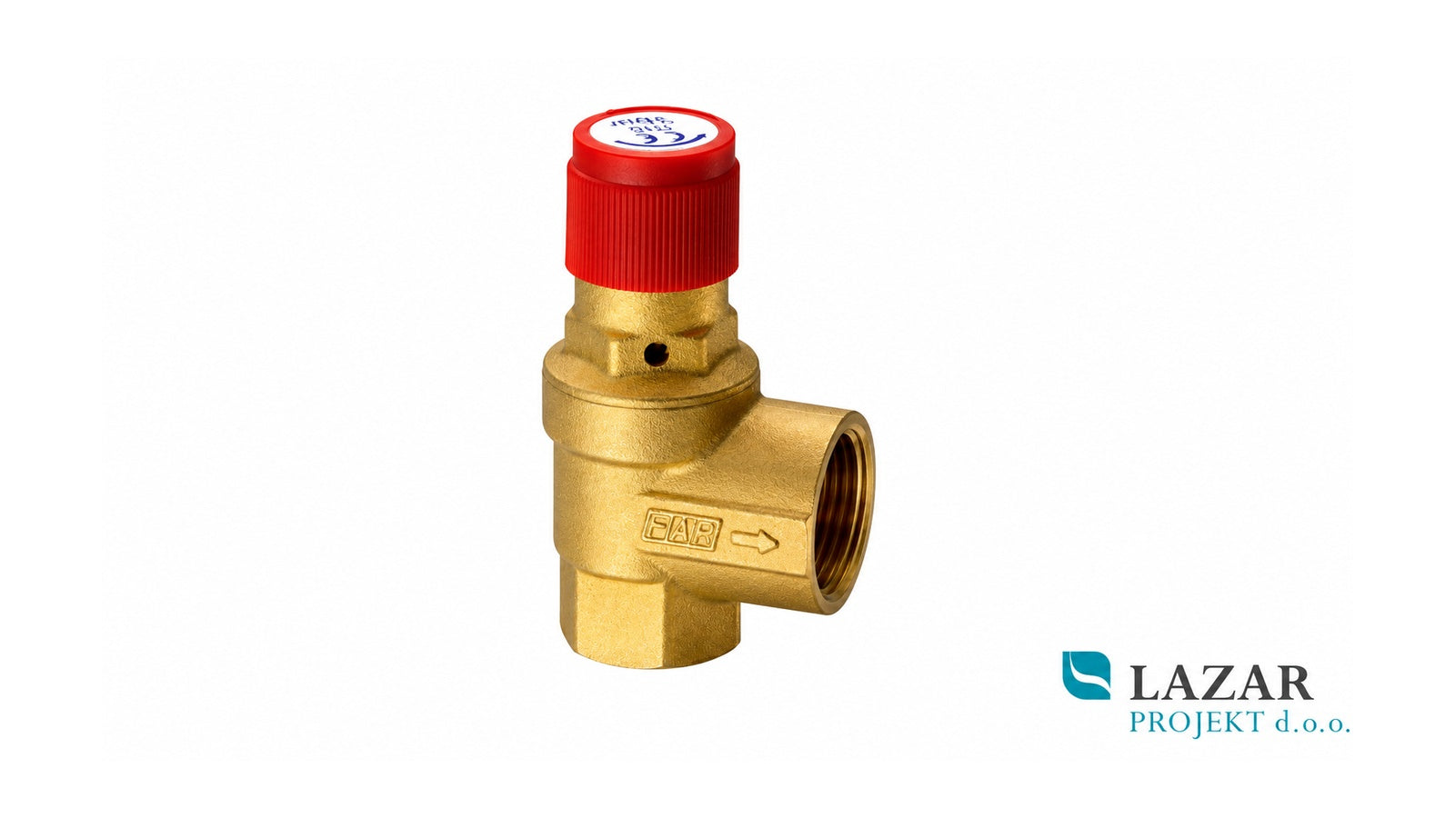 FAR 2005 safety valve for heating with female thread