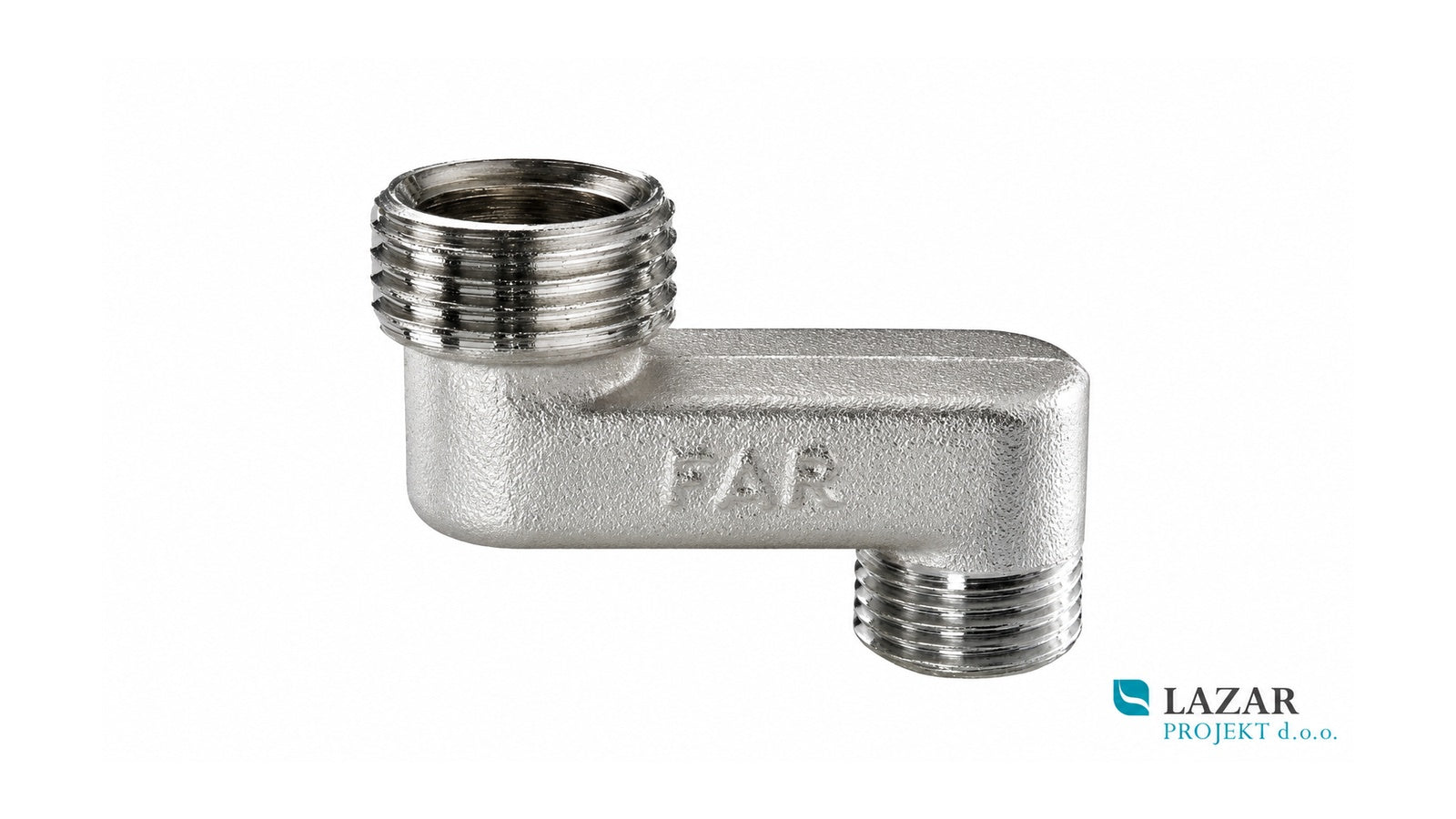 FAR 5563 eccentric fitting 3/4" x 1/2" with male thread for heating installations
