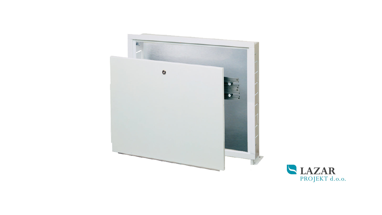 FAR 7165 metal valve cabinet for manifolds 700/600/150 with door and integrated legs