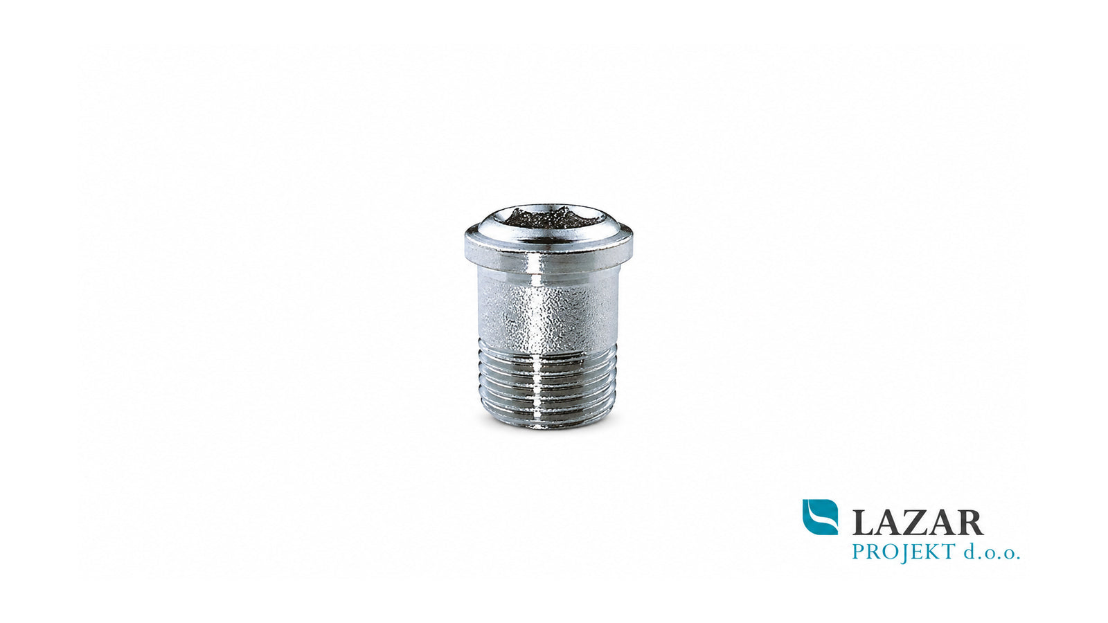 FAR 8800 chrome-plated brass connector for heating installation valves