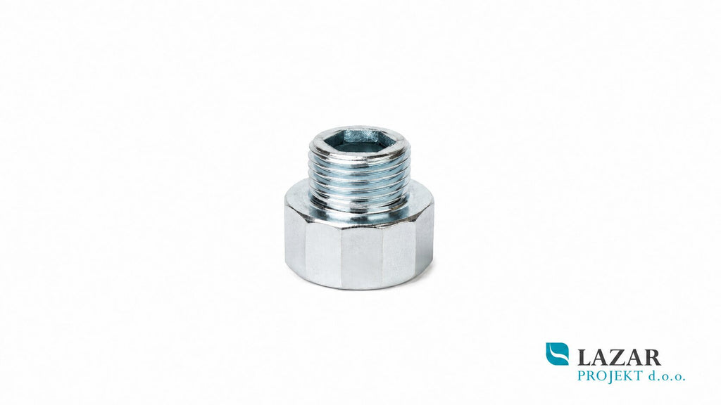 Galvanised threaded extensions with internal hex socket – various sizes