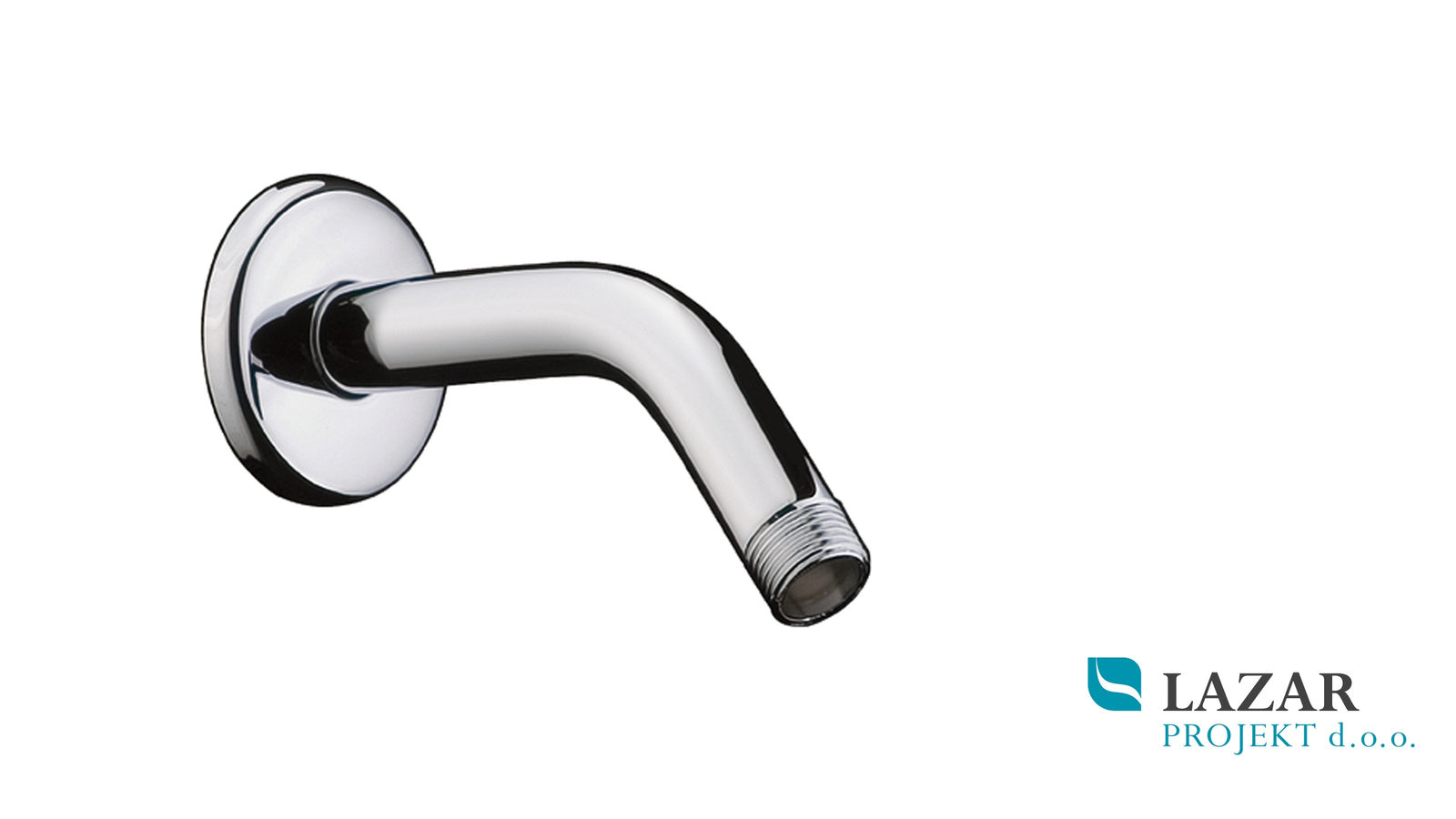 Hansgrohe 27411000 kromirani priključek zidne prhe 128 mm G 1/2