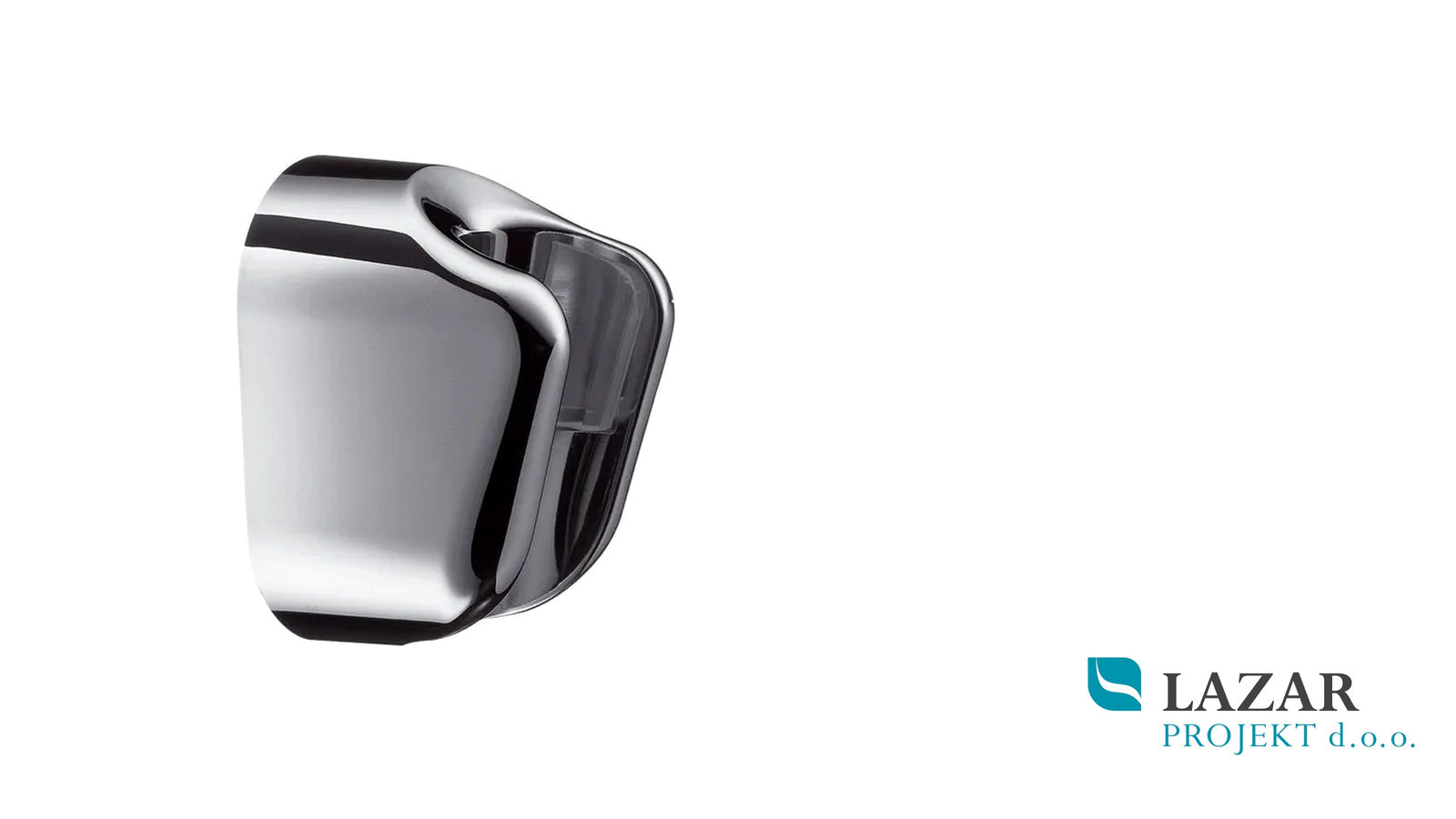 Originalni Hansgrohe 28321000 kromirani stenski nosilec ročne prhe s fiksnim položajem, za tuš cevi s konusno matico.