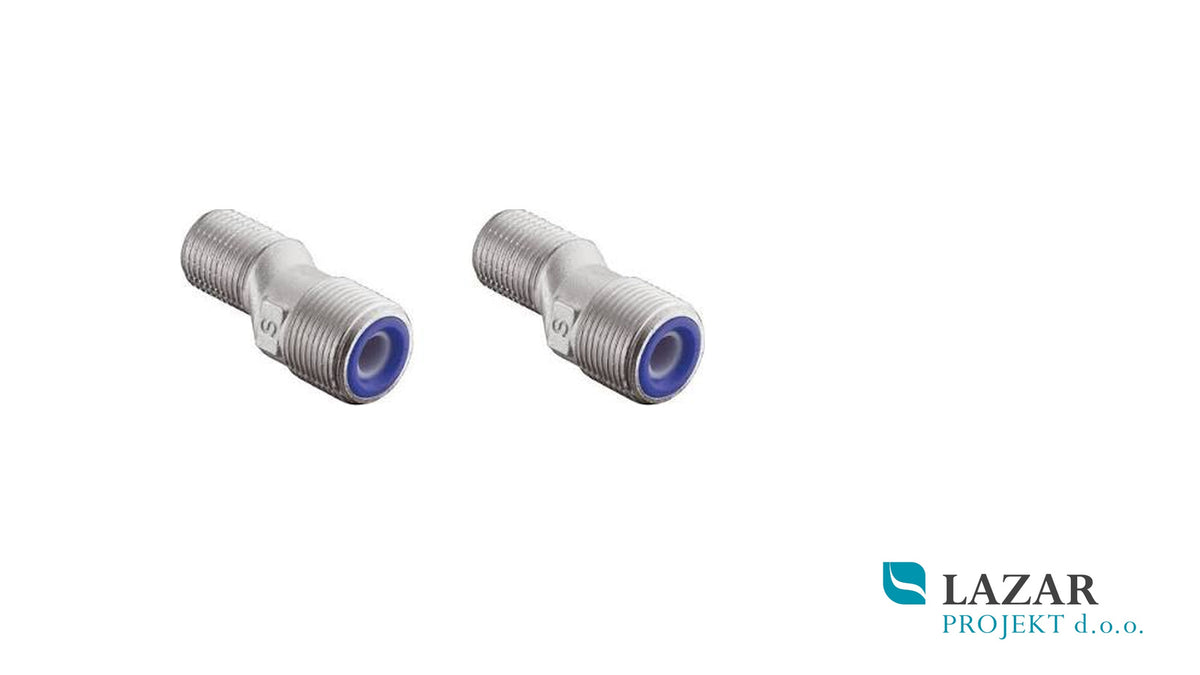 Hansgrohe 94140000 komplet dveh ekscentričnih S-priključkov za nadometno armaturo