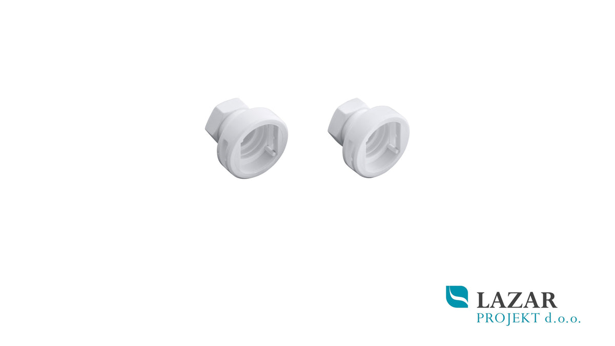 Hansgrohe 97390000 komplet dveh čepov za elektromagnetni ventil pršne kabine Pharo AquaFun