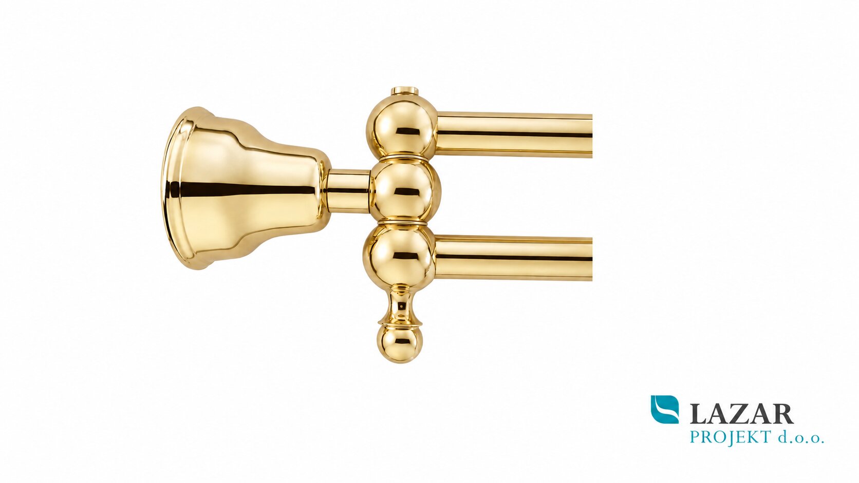 Gold colour finish from the Inda Raffaella range