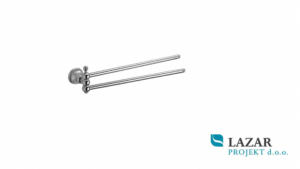 Inda Raffaella A32150 towel holder in chrome finish