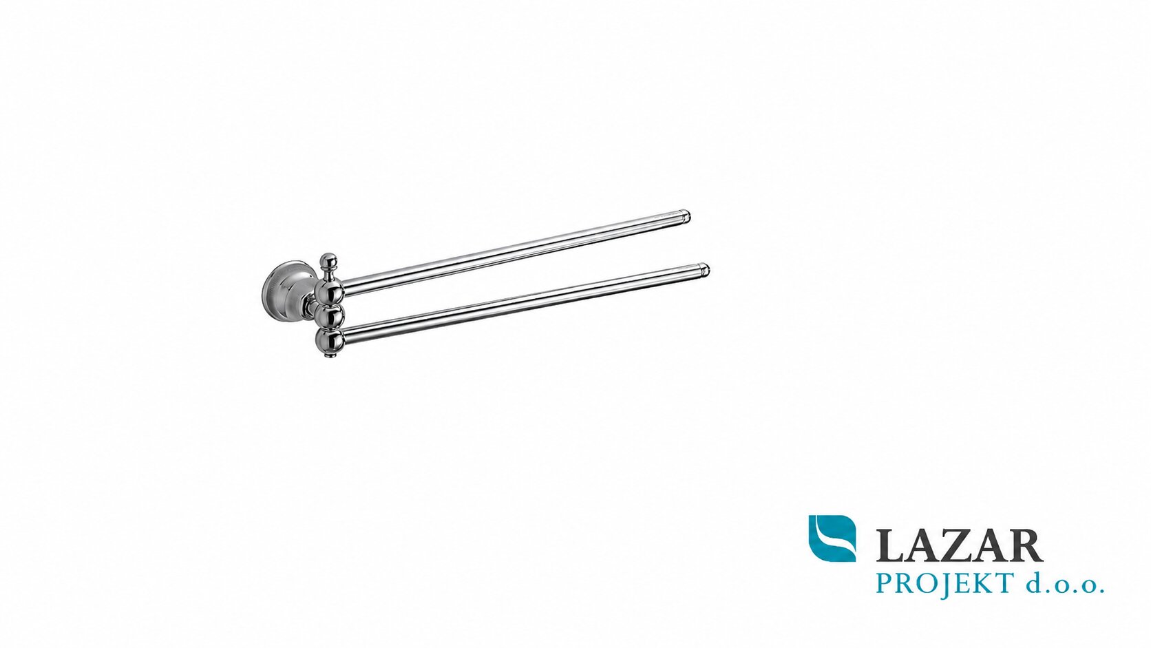 Inda Raffaella A32150 towel holder in chrome finish