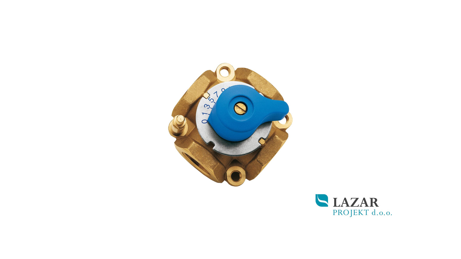 IVAR 4-way mixing valve for regulating heating systems