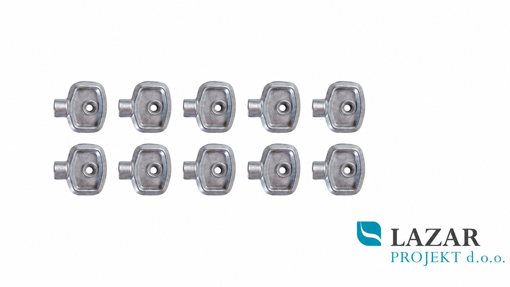 Metal radiator air vent keys, pack of 10.