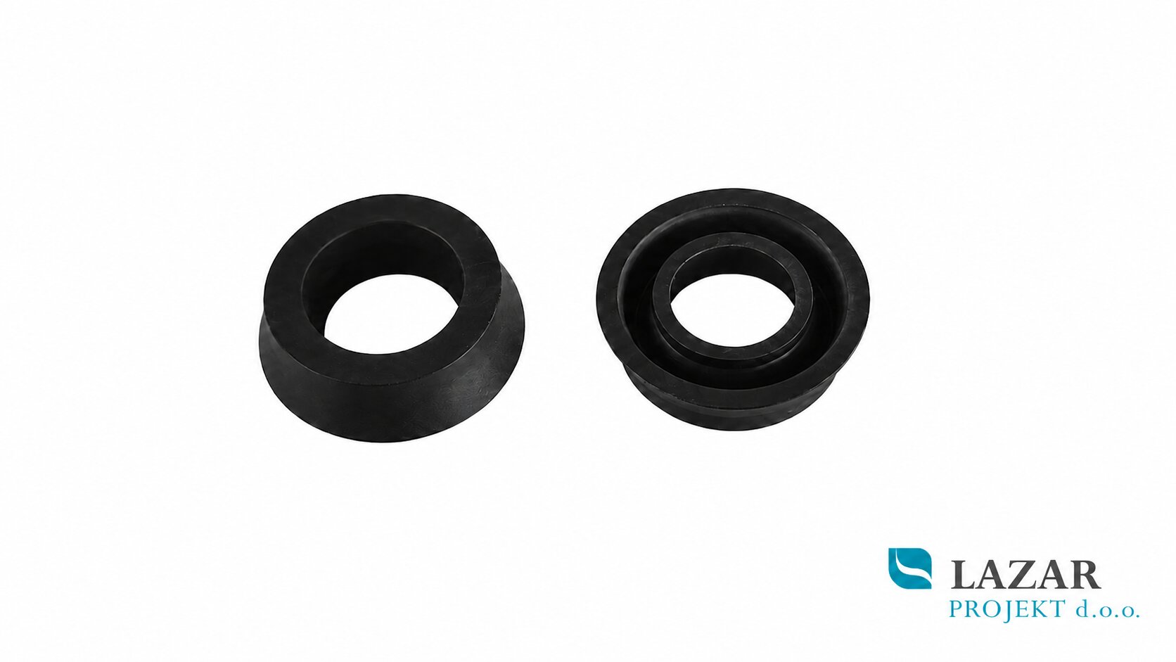 Grooved seal for La Torre TowerStop self-closing taps, dimensions 25.4 × 4.8 mm