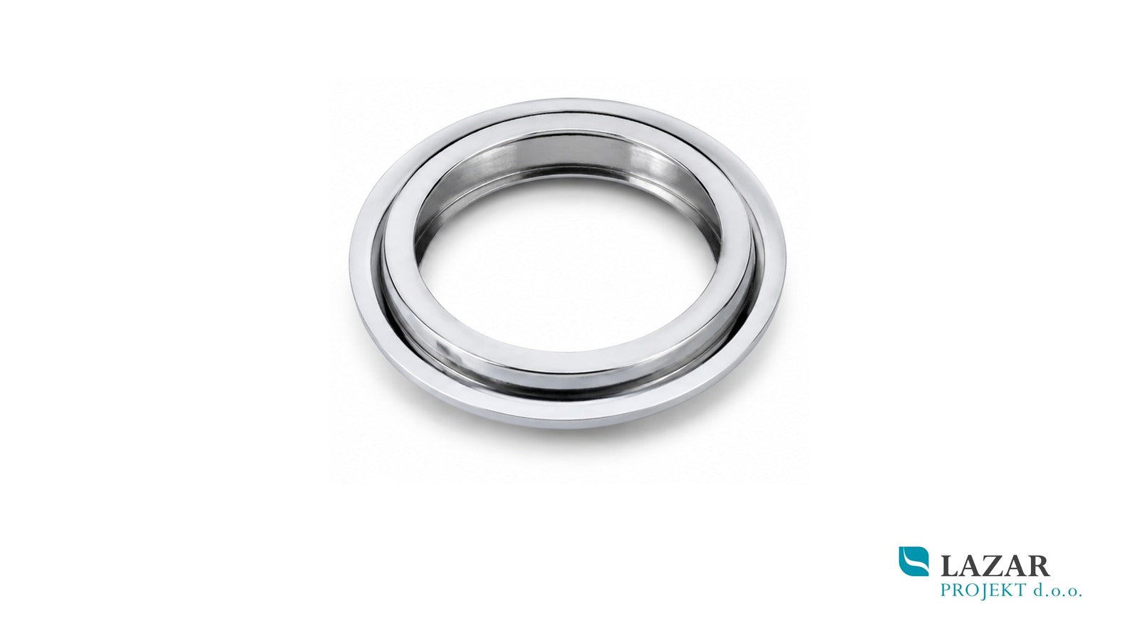 Nobili RAN227CR chrome tap base plate, bottom view