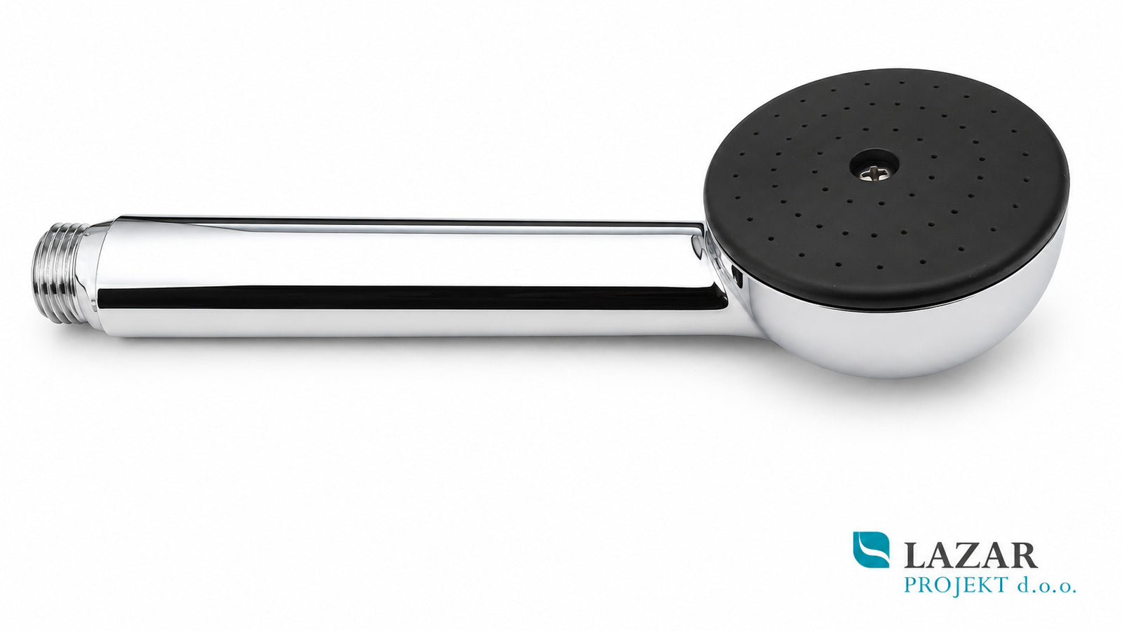 Nobili BETA RDO142-7CR chrome hand shower with black spray surface