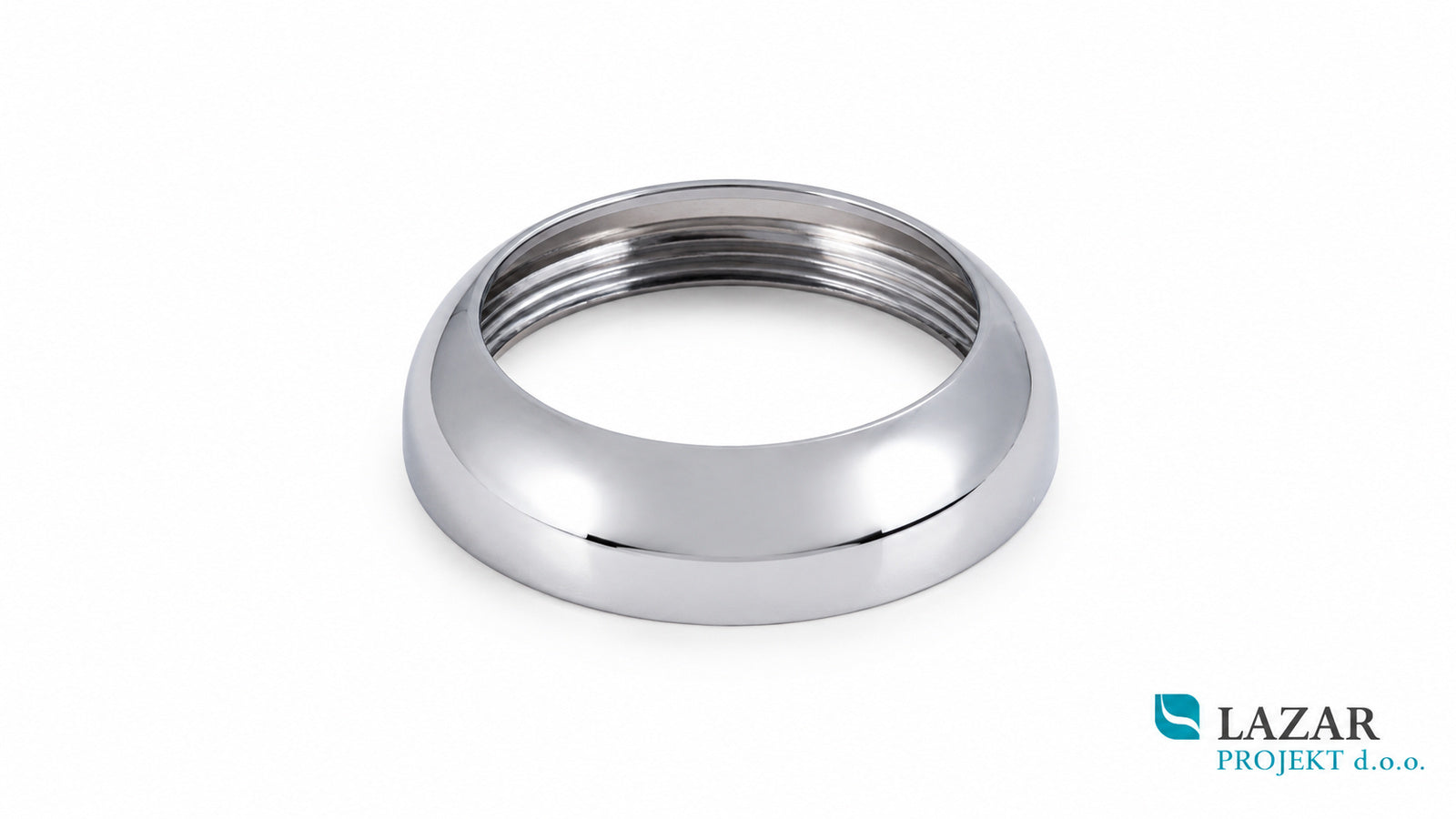 Nobili RGH218-4CR chrome cartridge escutcheon Ø 40, top view