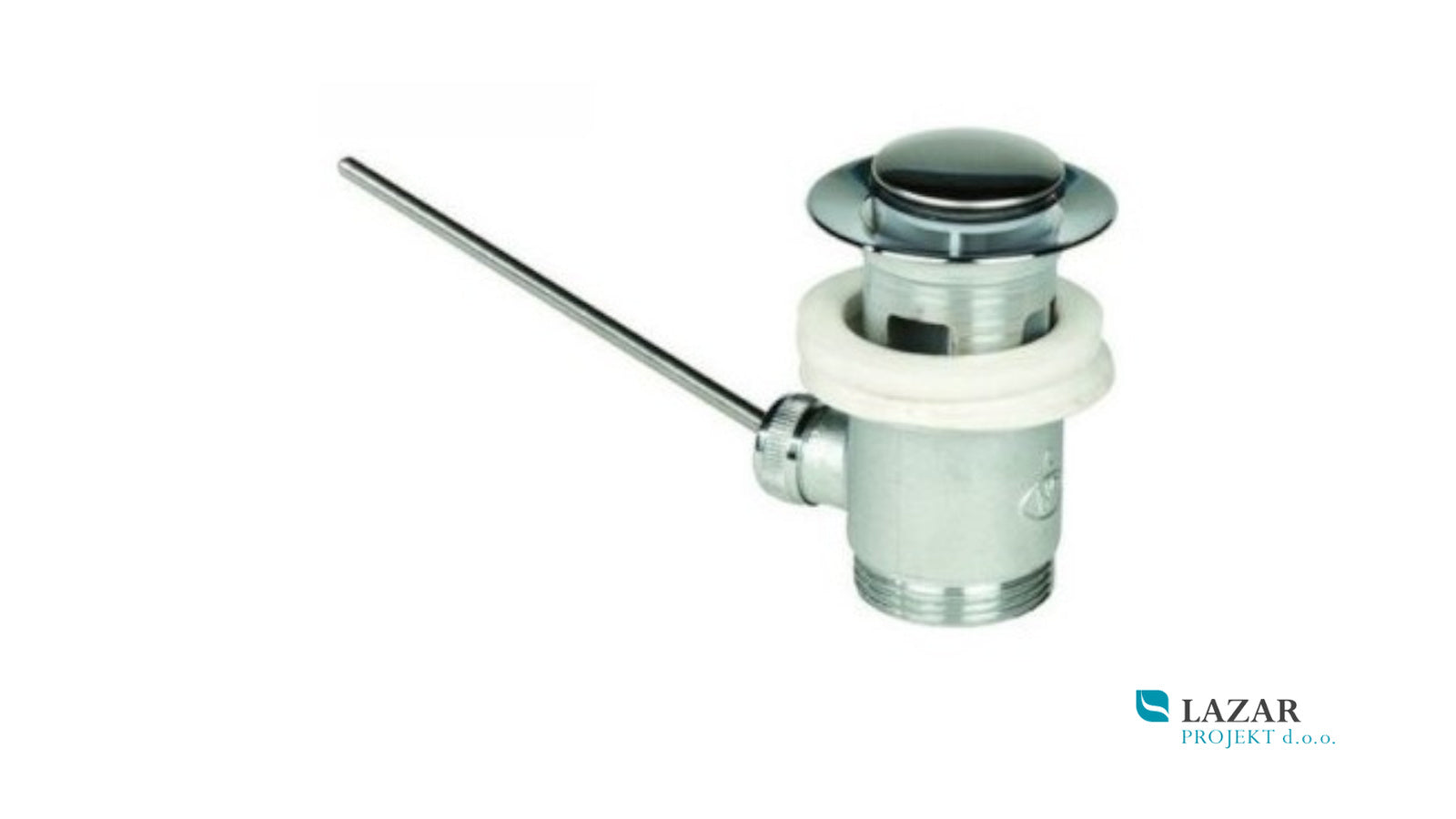 Nobili RVR224-20CR chrome upper trap part for washbasin or bidet tap