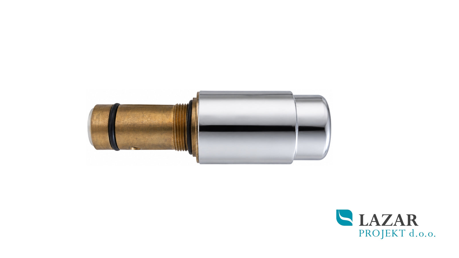 RIVER MAGIC R2703/30/7 push-button cartridge for self-closing taps, chrome-plated and brass version