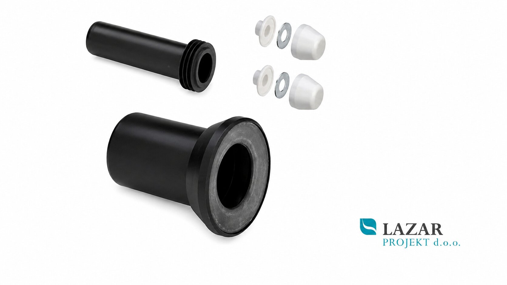Viega 308414 connection set 8310.27 made of plastic for WC installation elements