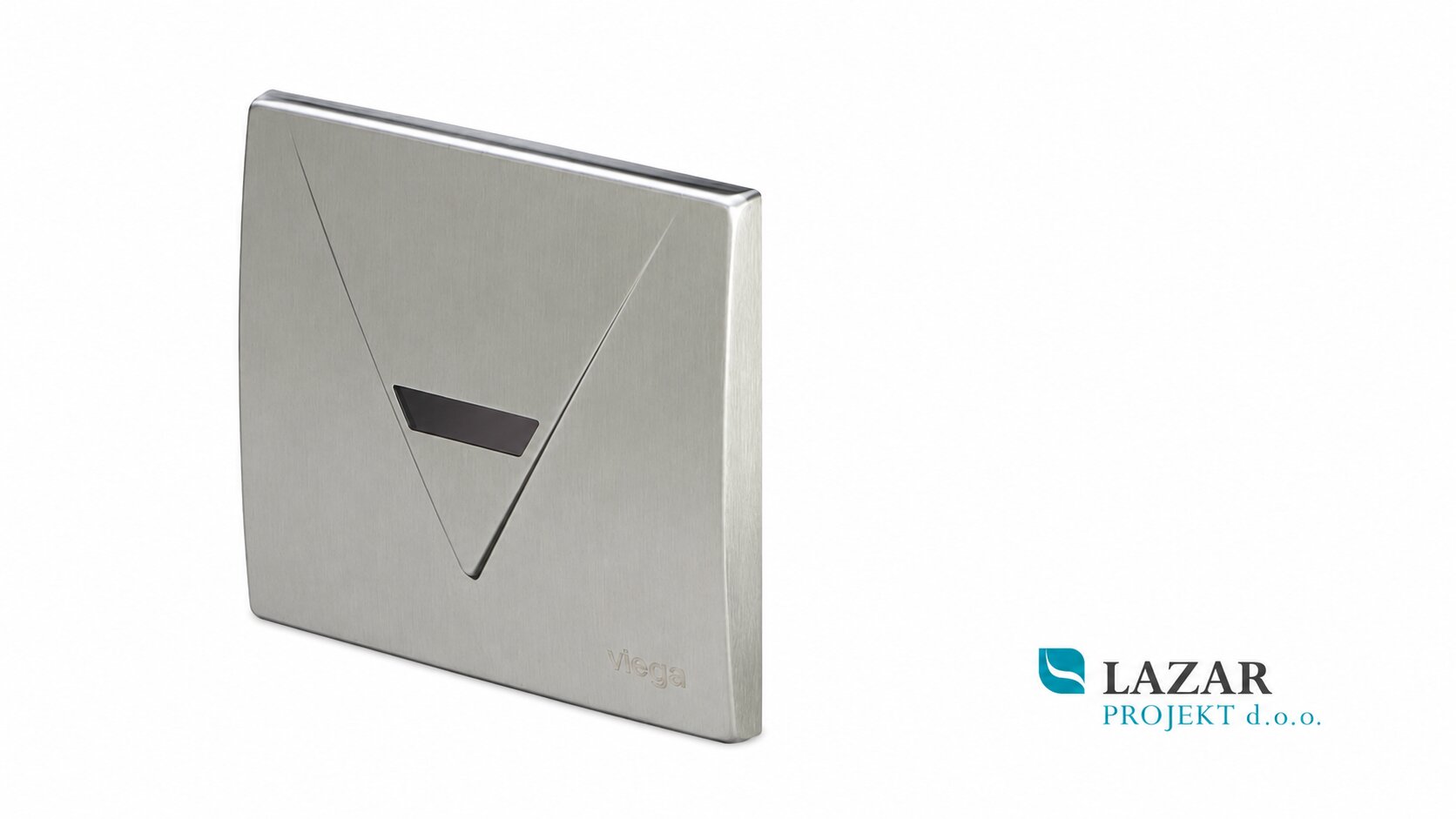 Viega 495138 Visign for Life 1 cover plate 8128.46, chrome-plated brass, 150 x 135 mm
