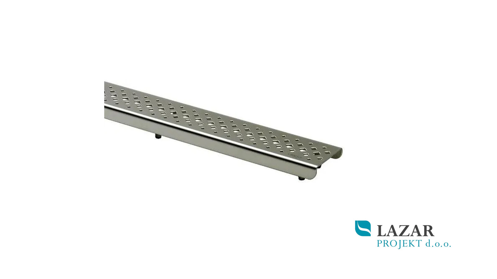 Viega 4960.31 chrome ER1 drainage channel grate for shower channel, available in various sizes