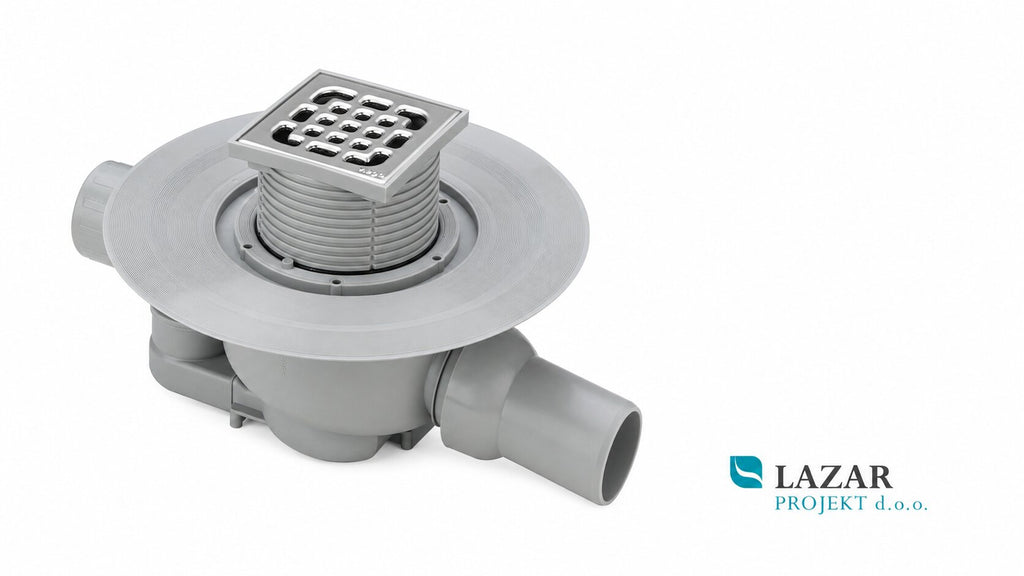 Viega 556921 Advantix bathroom drain 4921.6 DN 50 with horizontal outlet