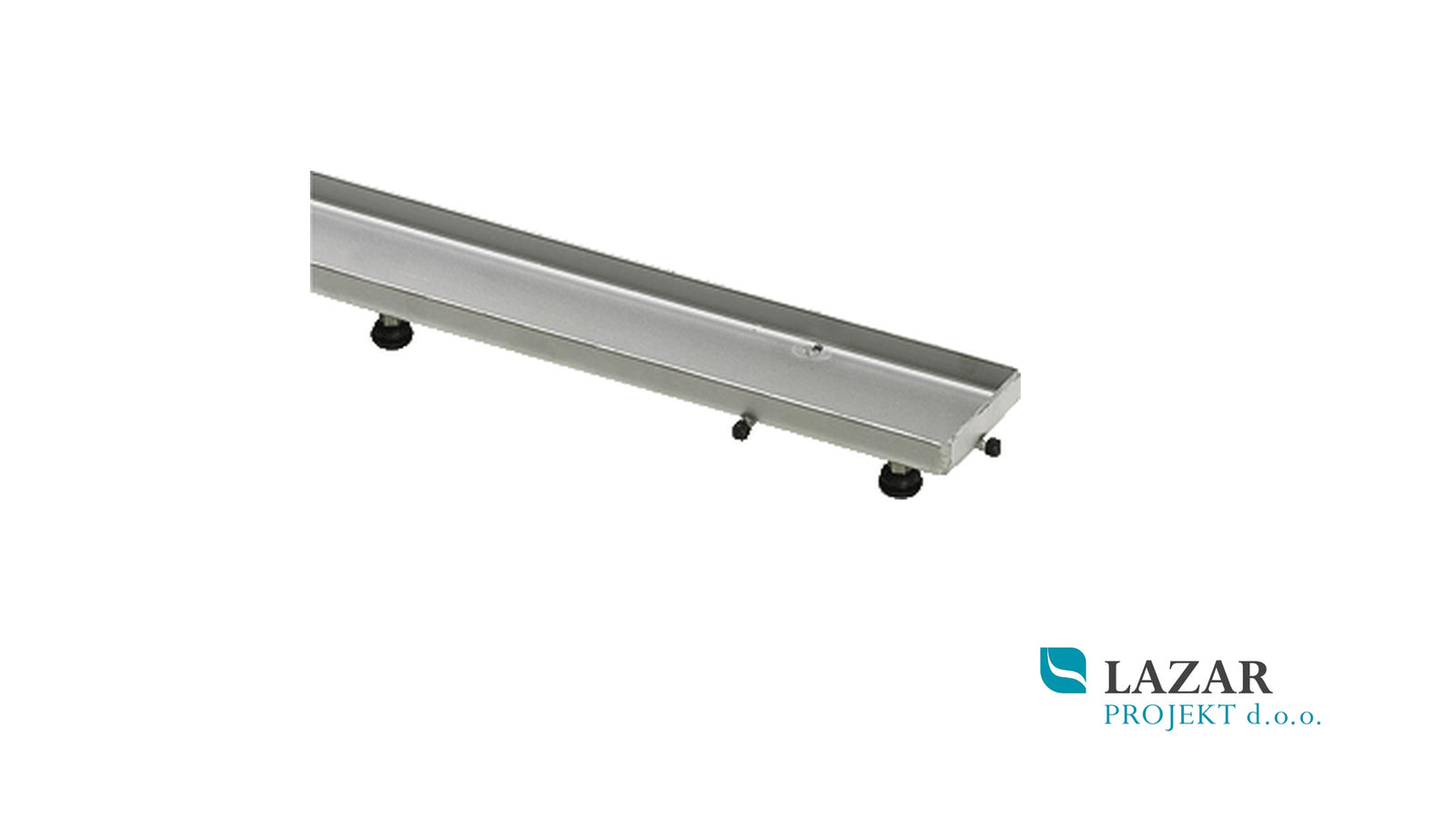 Viega 589578 ER4 stainless steel drainage channel grate for shower channel, length 800 mm