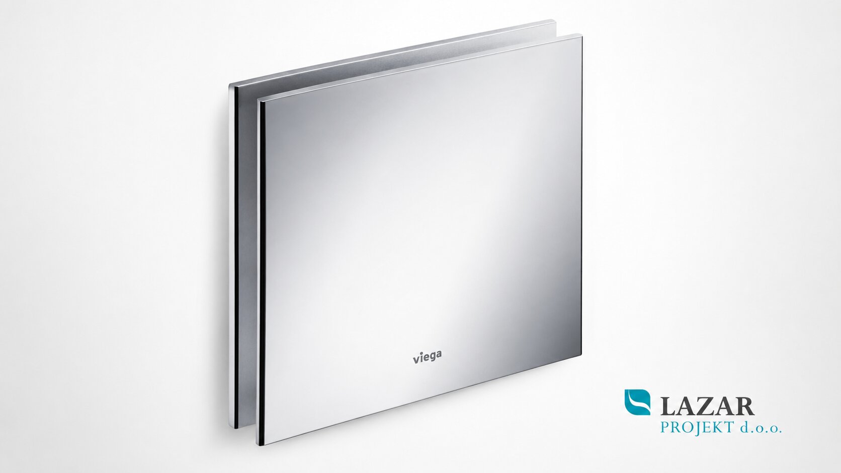 Viega 599386 Visign for More 100 flush plate 8351.2 for urinal flushing system