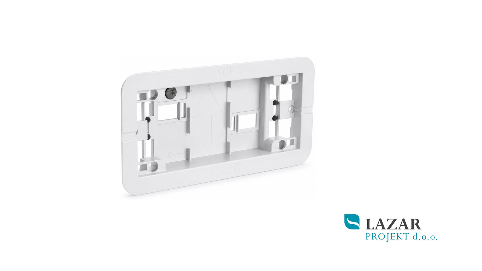 Viega 610845 base plate 8352.7 for Visign for More 100, 102, 103 and 104 flush plates