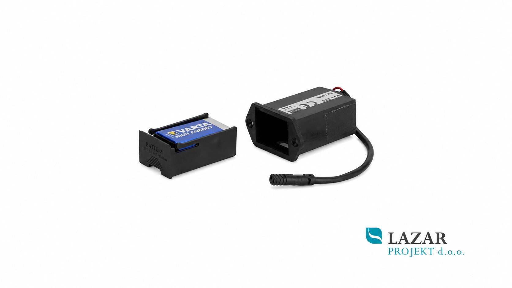 Viega 633925 battery compartment 8350.113 for 9 V battery, spare part for Visign electronic urinal flushing systems