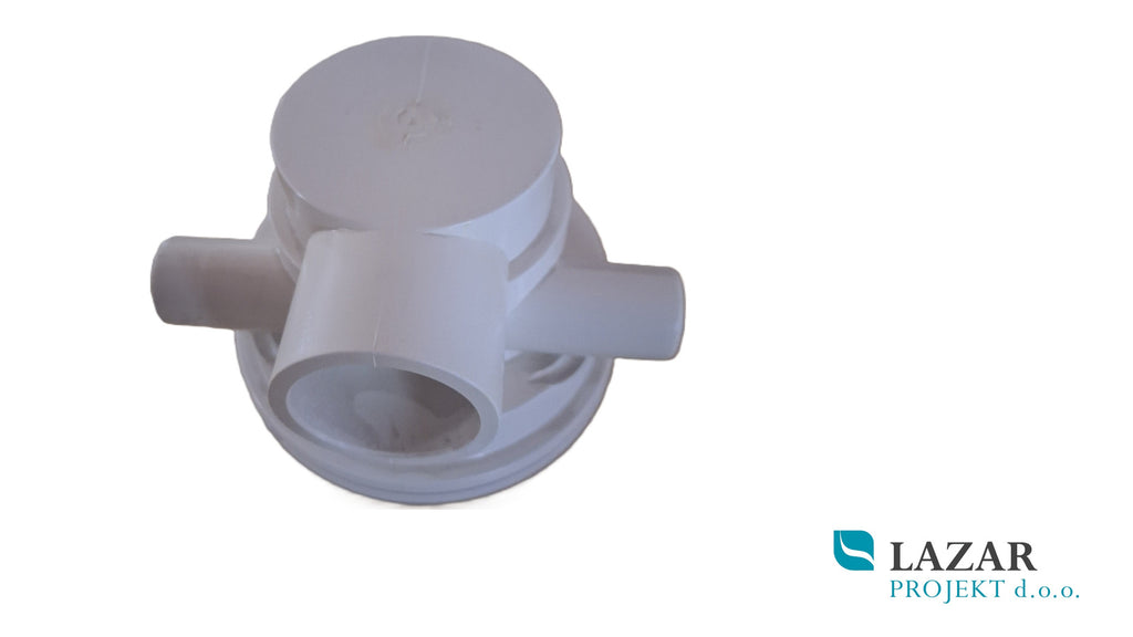 Villeroy & Boch 497238 šoba vodne masaže z dovodnim priključkom Ø 39,6 mm in dvema priključkoma Ø 19,4 mm
