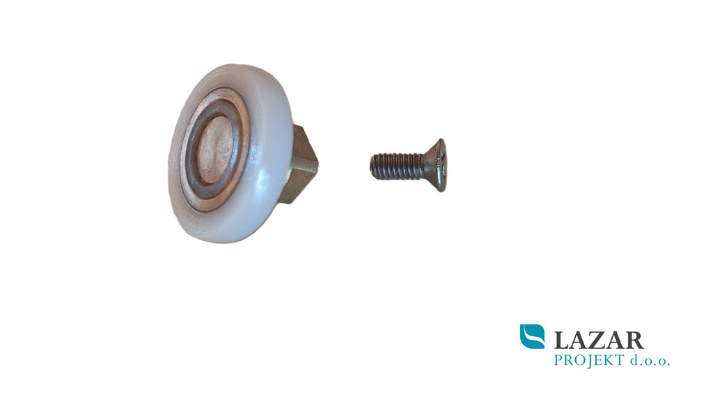 Villeroy & Boch 991114 replacement 23 mm shower enclosure door roller with M4 × 10 mm screw