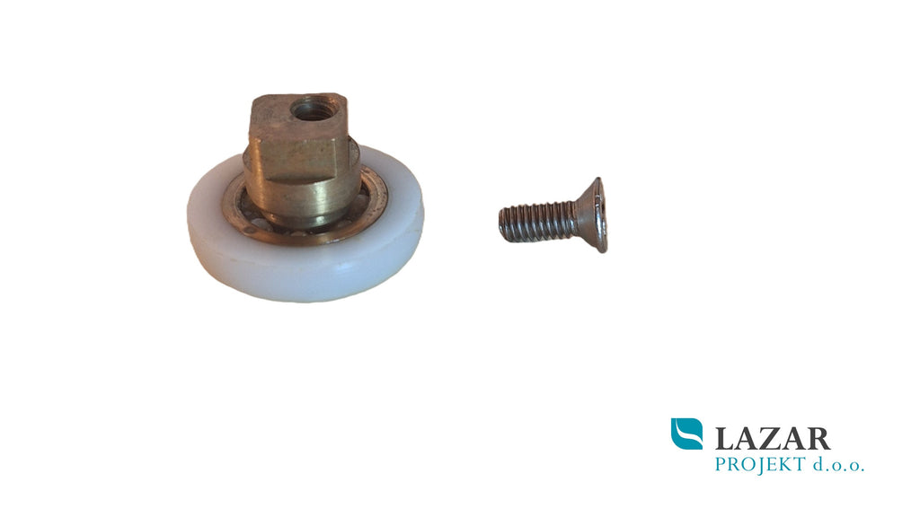 Villeroy & Boch 991114 replacement 23 mm shower enclosure door roller with M4 × 10 mm screw