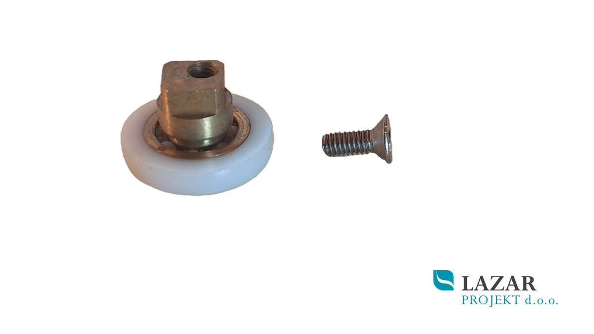 Villeroy & Boch 991114 replacement 23 mm shower enclosure door roller with M4 × 10 mm screw